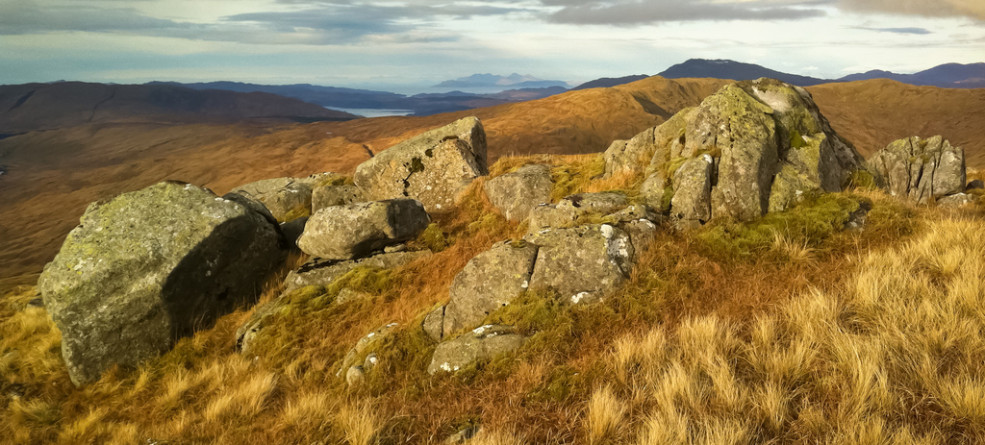 View Of Rum From Beinn Na Cille, Kingairloch
